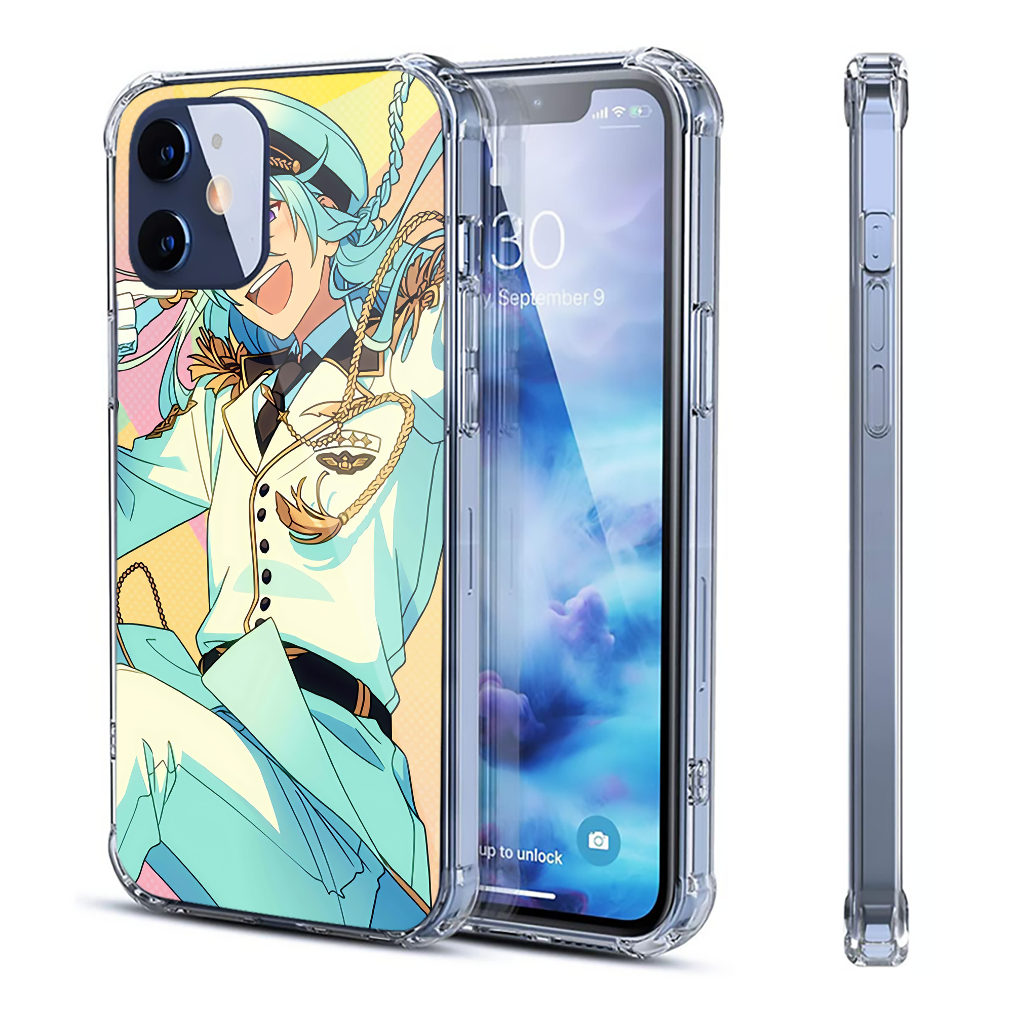（画像用） あんさんぶるスターズ! Ensemble Stars 【iPhone 12シリーズ対応】透明スマホケース（クリアソフトケース）